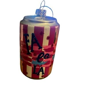 •NWT Kirklands Soda Can Fa La La Ornament
